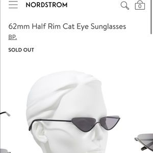 ISO!!! Nordstrom BP. Half rim cat eye sunglasses
